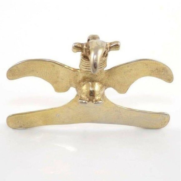 Metropolitan Museum Of Arts Sterling Silver Vermeil Fertility Bird Pendant - Picture 2 of 3